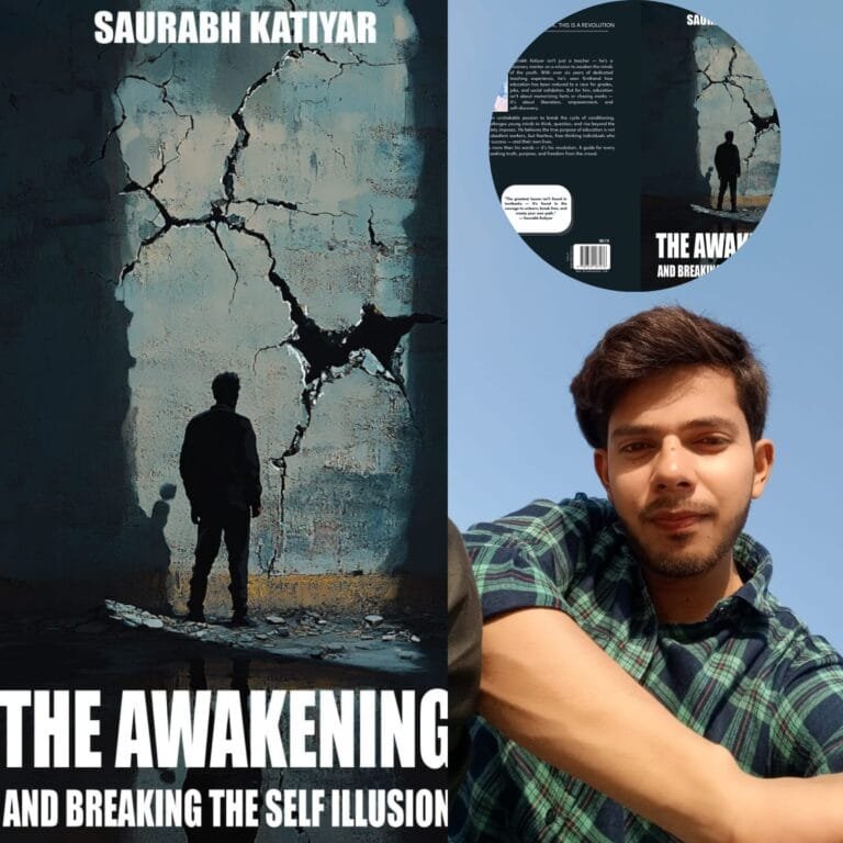 Saurabh Katiyar Author a magician of Writing Breaking the Self Illusion Book…